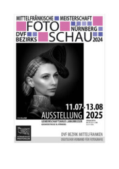 DVF-Ausstellungsplakat BeFo 2024 Nuernberger Photoklub
